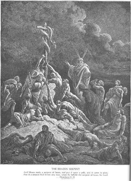 The Bronze Serpent - Gustave Dore