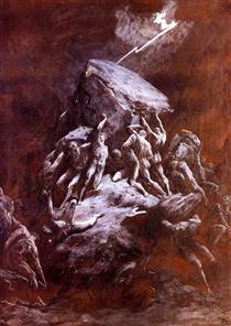 The Clash of the Titans - Gustave Dore
