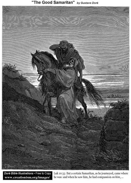 O Bom Samaritano - Gustave Doré
