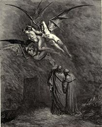 The Inferno, Canto 9 - Gustave Dore