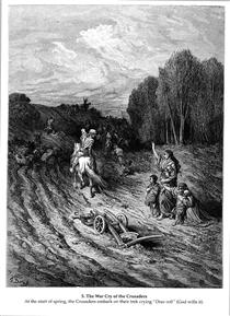 O Grito de Guerra dos Cruzados - Gustave Doré
