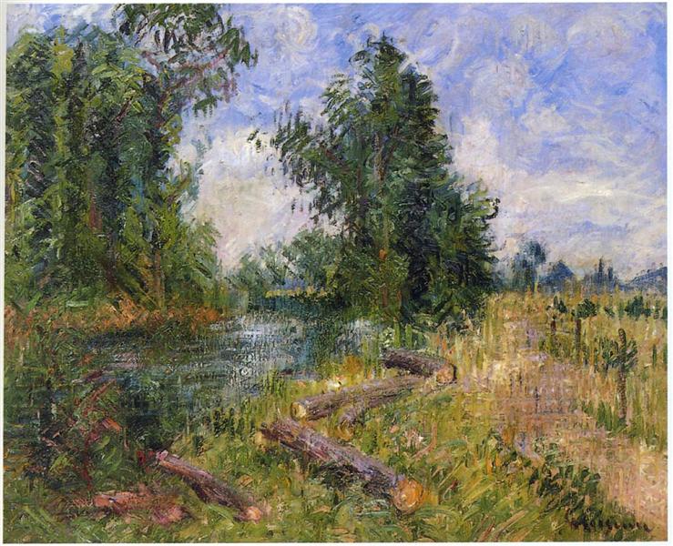 By the Lorne River near Caen, 1925 - Gustave Loiseau