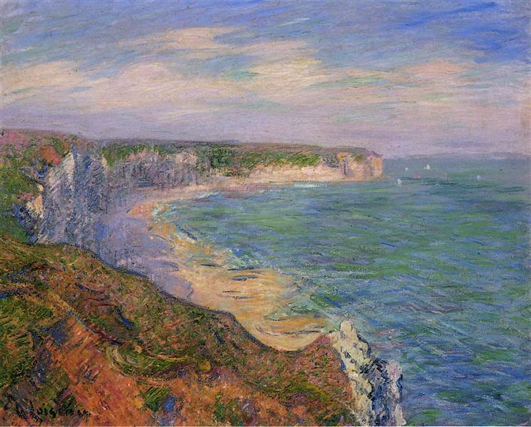 Cliffs at Fecamp in Normandy, 1920 - Гюстав Луазо