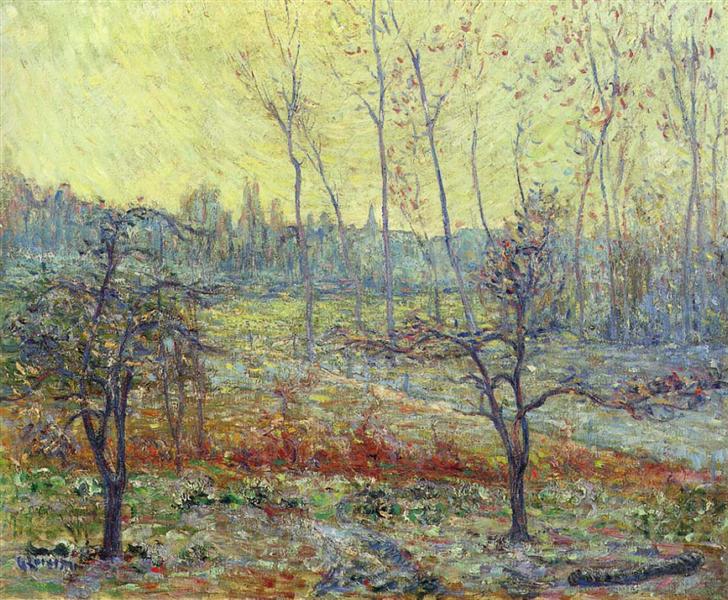 Landscape in Winter with Fog, 1897 - Gustave Loiseau