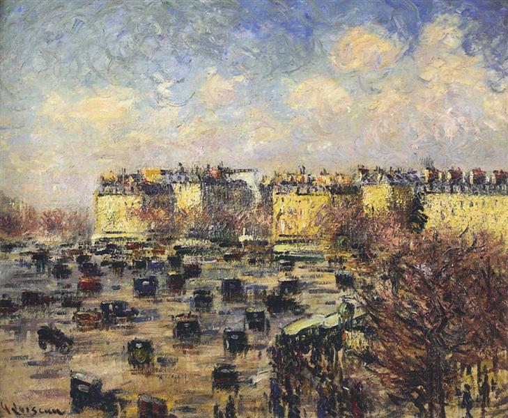 Paris   Wagram Avenue, 1925 - Gustave Loiseau