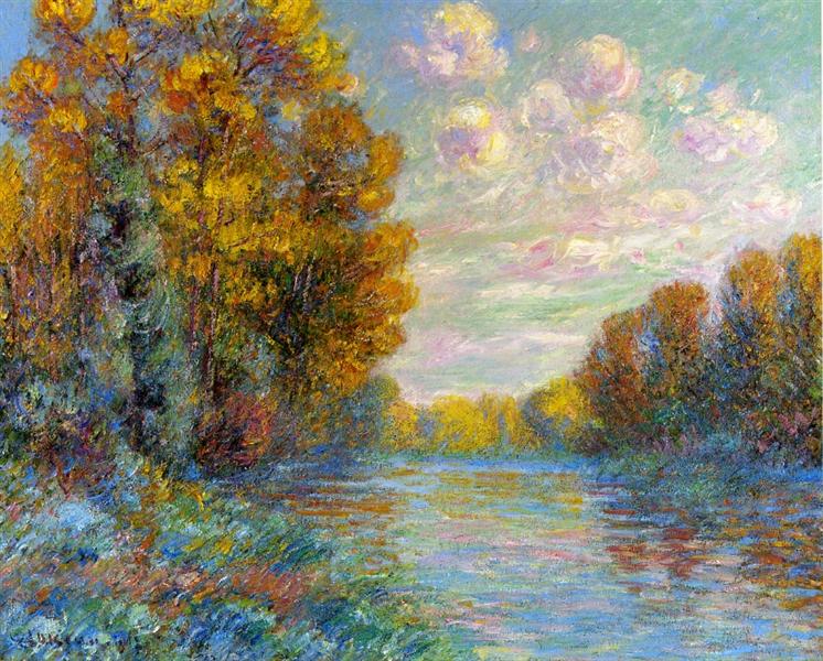 The River in Autumn, 1912 - Gustave Loiseau
