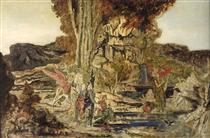 The Pierides - Gustave Moreau