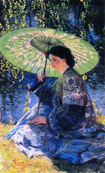The Green Parasol, 1911 - Ги Роуз