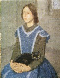 Girl With Cat - Gwen John