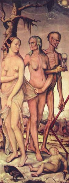 Les Trois Âges et la Mort, 1540 - 1543 - Hans Baldung