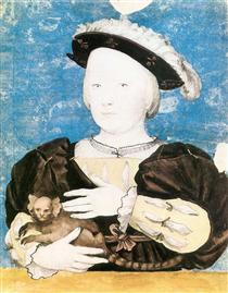Edward, Prince of Wales, with Monkey - Hans Holbein the Younger