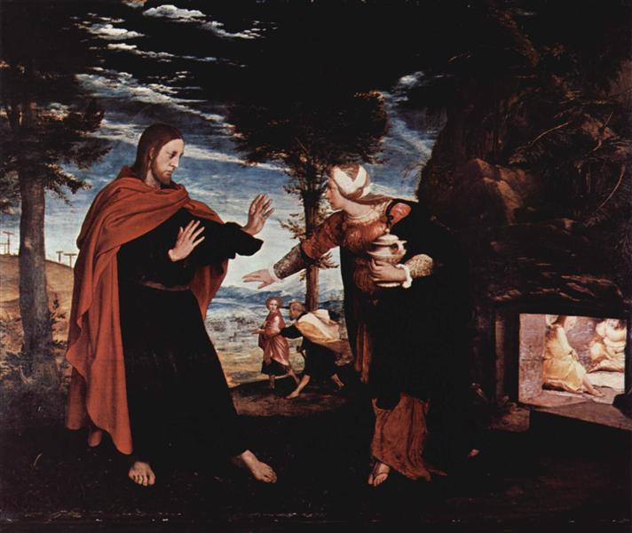 Noli me tangere, c.1524 - Hans Holbein the Younger - WikiArt.org