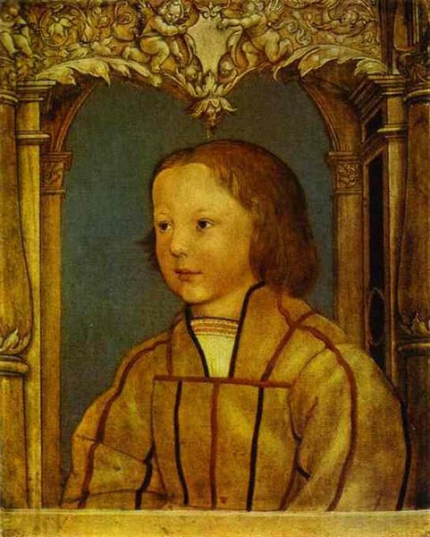 Portrait of a Boy with Blond Hair, 1516 - Hans Holbein der Jüngere