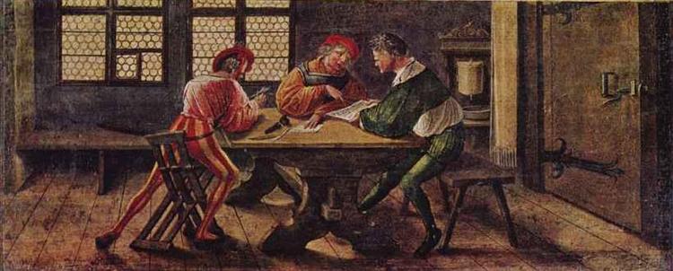 Вивіска шкільного вчителя, 1516 - Ганс Гольбайн молодший