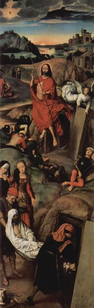 Altar triptych from the Lübeck Cathedral (detail), 1491 - 漢斯·梅姆林