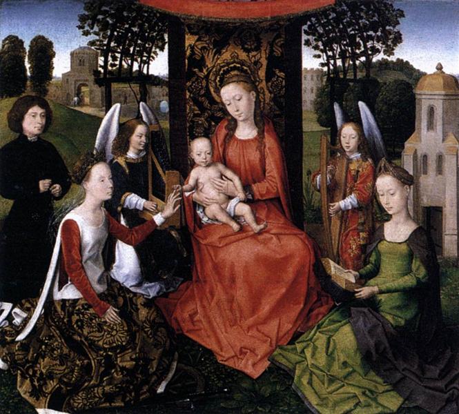 Mystic marriage of St Catherine, 1479 - 1480 - Hans Memling