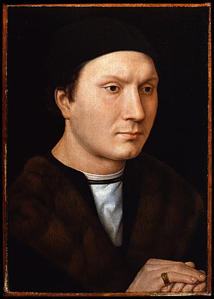 Портрет неизвестного с письмом, 1485 - Ганс Мемлинг