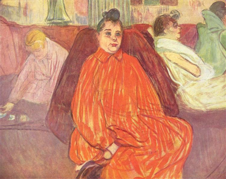 The Divan, 1893 - Henri de Toulouse-Lautrec