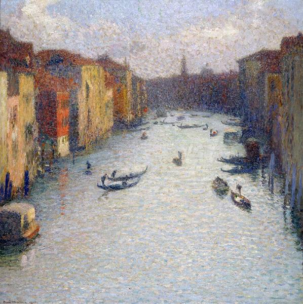 Grand Canal, Venice - Анрі Мартен