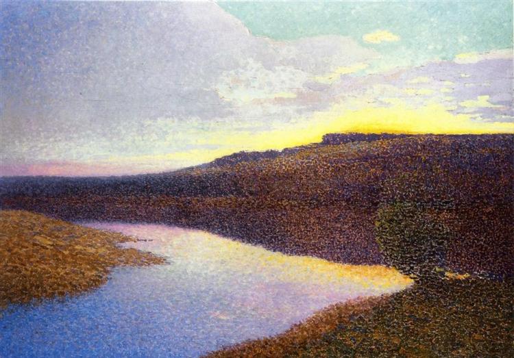 Lot Landscape, 1890 - Анрі Мартен