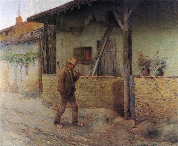 Return from the Fields, 1890 - 1896 - Анри Мартен