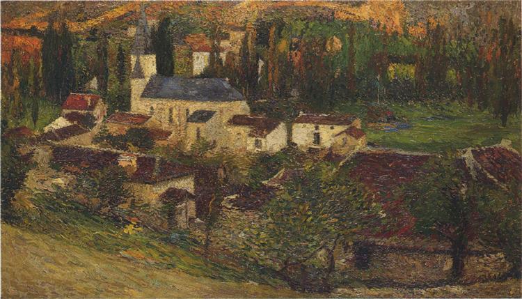 The Village among the trees - Henri Martin