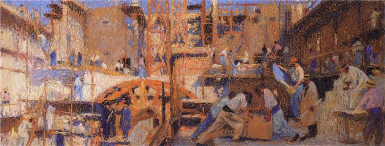 Work, 1914 - Henri Martin