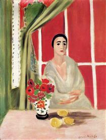 Figure at the Rideau Releve - Henri Matisse