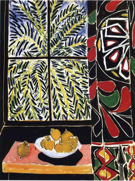 Interior with Egyptian Curtain, 1948 - Henri Matisse