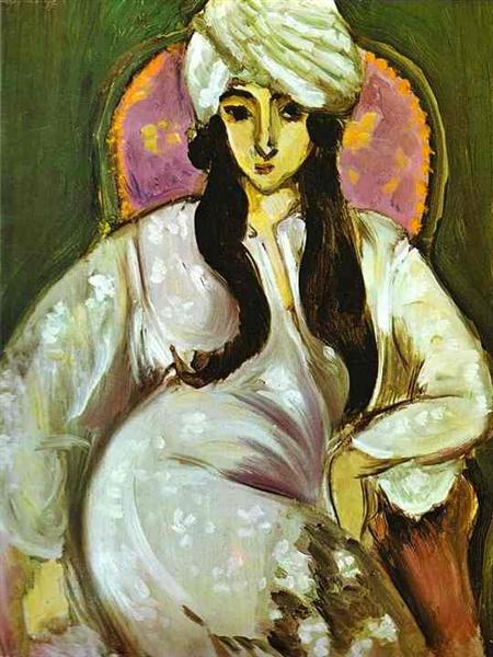 Лоретт у білому тюрбані, 1917 - Анрі Матісс