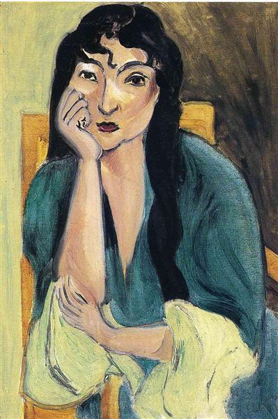 Laurette in Green, 1917 - Henri Matisse