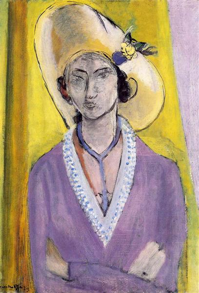 The Yellow Hat - Henri Matisse