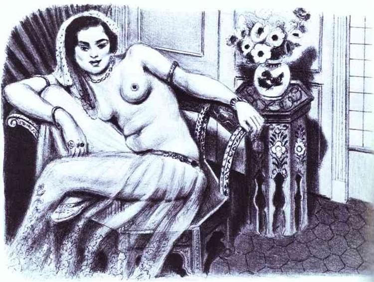 Одаліска в марлевій спідниці, 1929 - Анрі Матісс