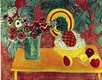 Pineapple and Anemones - Henri Matisse