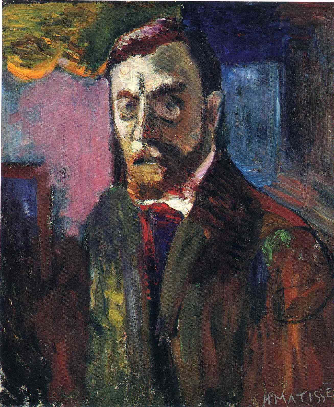 Self-Portrait, 1900 - Henri Matisse - WikiArt.org