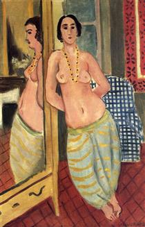 Standing Odalisque Reflected in a Mirror - Henri Matisse