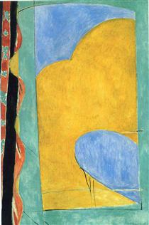 The Yellow Curtain - Henri Matisse