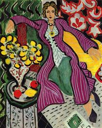 Woman in a Purple Coat - Henri Matisse