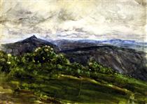 Mountain Landscape, Highlands, North Carolina - Генрі Осава Танер