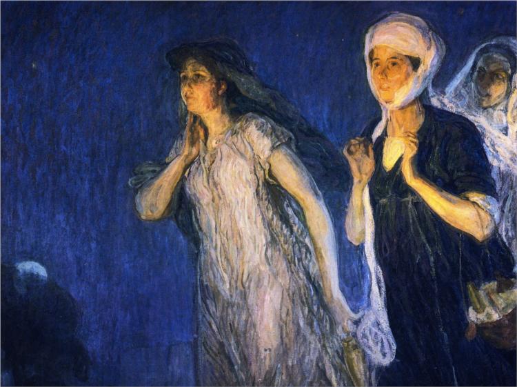 The Three Marys, 1910 - Генри Оссава Таннер