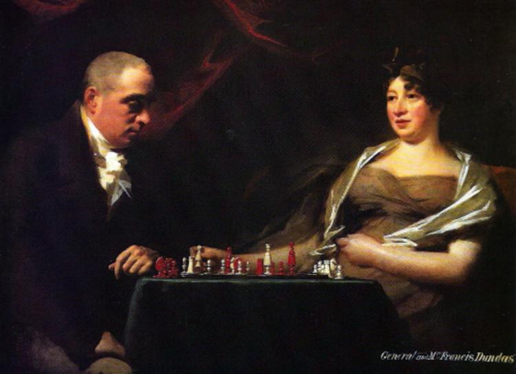 Portrait of Francis and his wife Eliza Dundas Cumming - Генрі Реберн