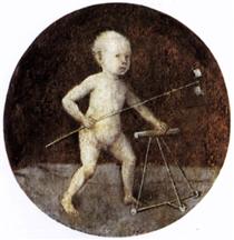 Christ Child with a Walking Frame - Hieronymus Bosch