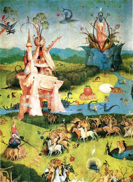 Сад земних насолод (деталь), 1490 - 1500 - Ієронімус Босх