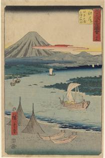 Folio From the Upright Gojusan Tsuji Tokaido - Утаґава Хіросіґе