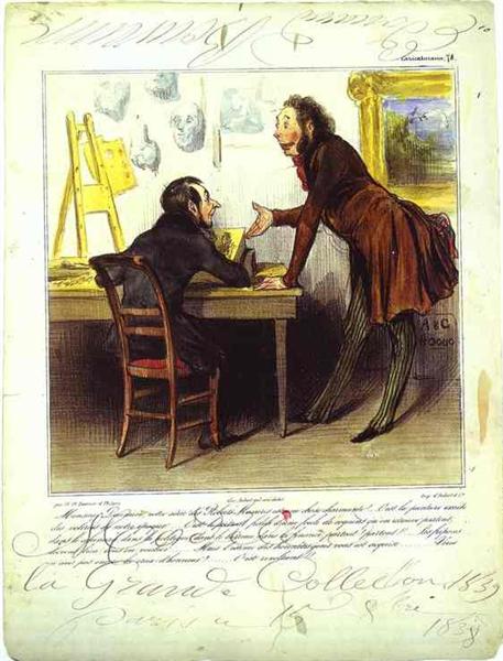 Месье Домье, ваша серия...очаровательна..., 1838 - Оноре Домье