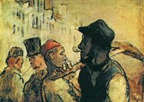 Ouvirers - Honoré Daumier