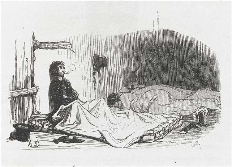 Paul de Kock. The Big City, 1842 - Honoré Daumier