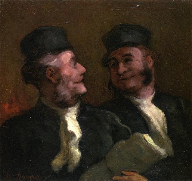 The Lawyers, 1854 - 1856 - Honore Daumier