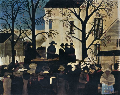 John Brown Going To His Hanging, 1942 - Horace Pippin