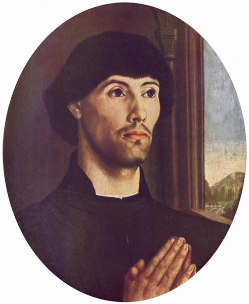 Portrait Of A Man, 1475 - Гуго ван дер Гус